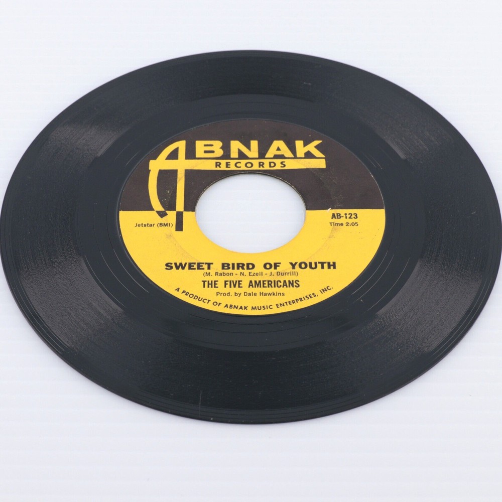 The Five Americans, Zip Code/Sweet Bird Of Youth 45 rpm Record 7" Single Monarch - Picture 3 of 6